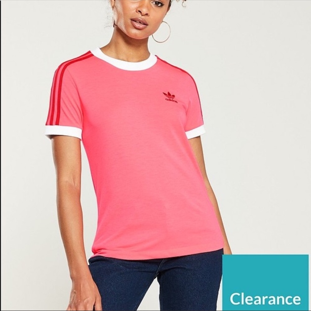 Adidas 3 stripe tee